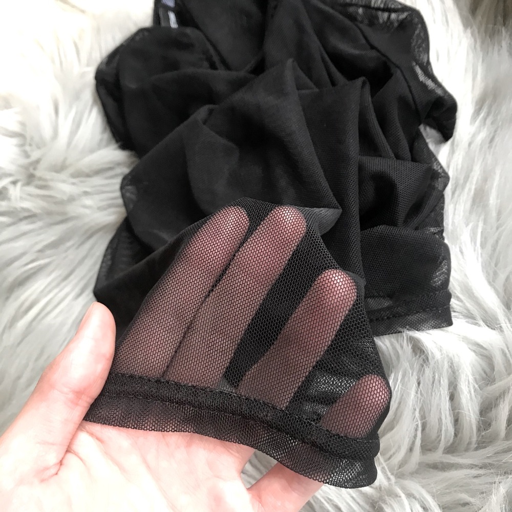 Black Mesh Top - Picture 2 of 2